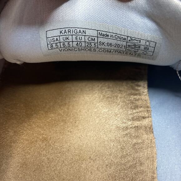 Vionic Karigan Gray Suede Sneakers Size 8.5 - Picture 7 of 7